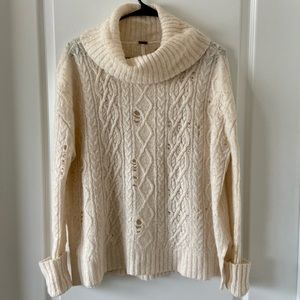 Free People Distressed Sweater
